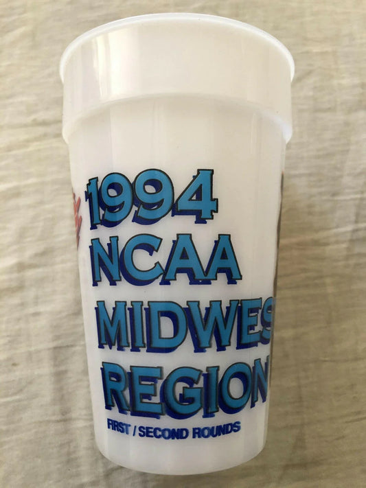 1994 NCAA tournament 1st & 2nd round Wichita plastic cup - AutographsForSale.com