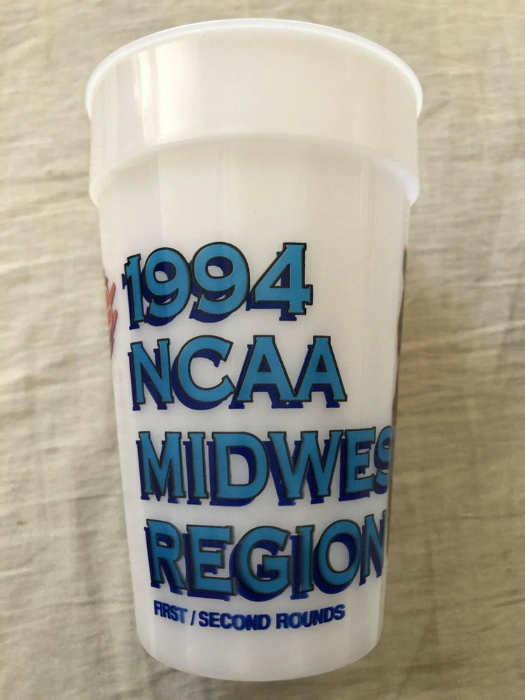 1994 NCAA tournament 1st & 2nd round Wichita plastic cup - AutographsForSale.com