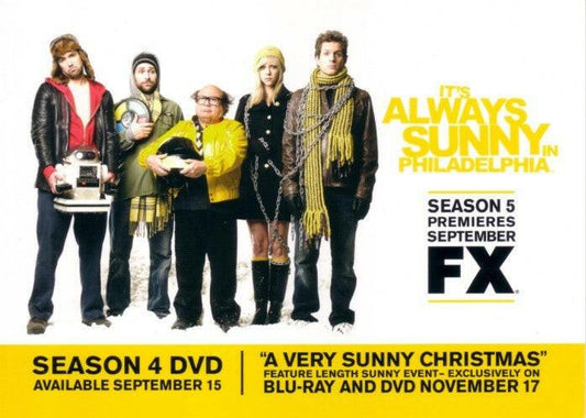It’s Always Sunny in Philadelphia cast 2009 SDCC Fox 5x7 card - AutographsForSale.com