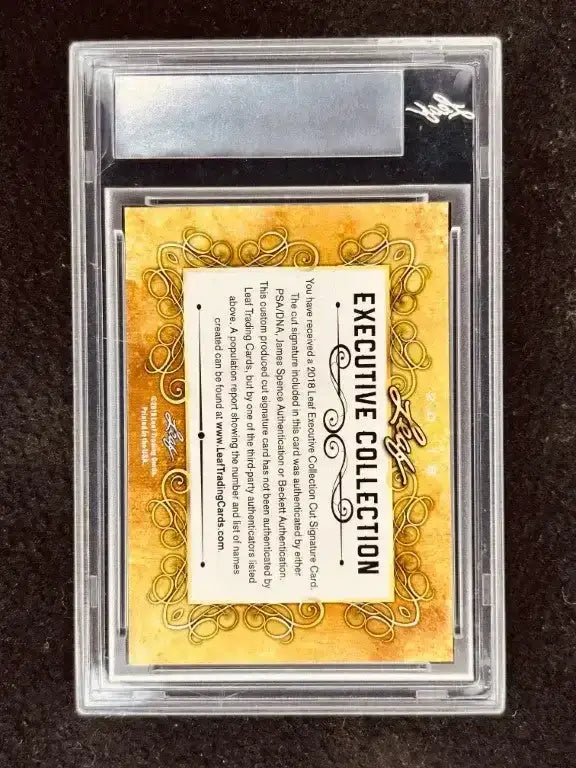 Mike Henry 2018 Leaf Masterpiece Cut Signature certified signed card 1/1 JSA Family Guy - AutographsForSale.com