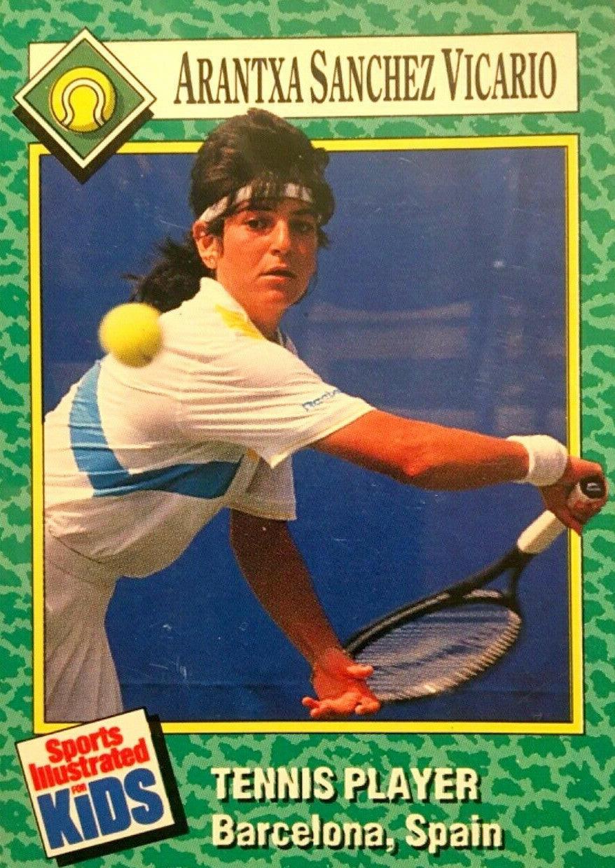 Arantxa Sanchez Vicario 1990 SI for Kids Tennis Rookie Card - AutographsForSale.com