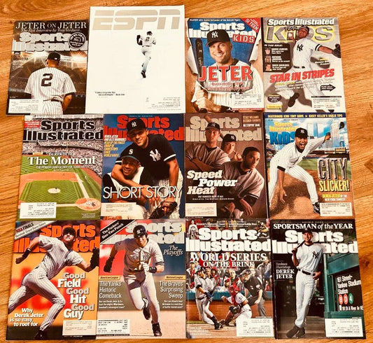 12 Derek Jeter New York Yankees Sports Illustrated SI for Kids or ESPN magazines - AutographsForSale.com