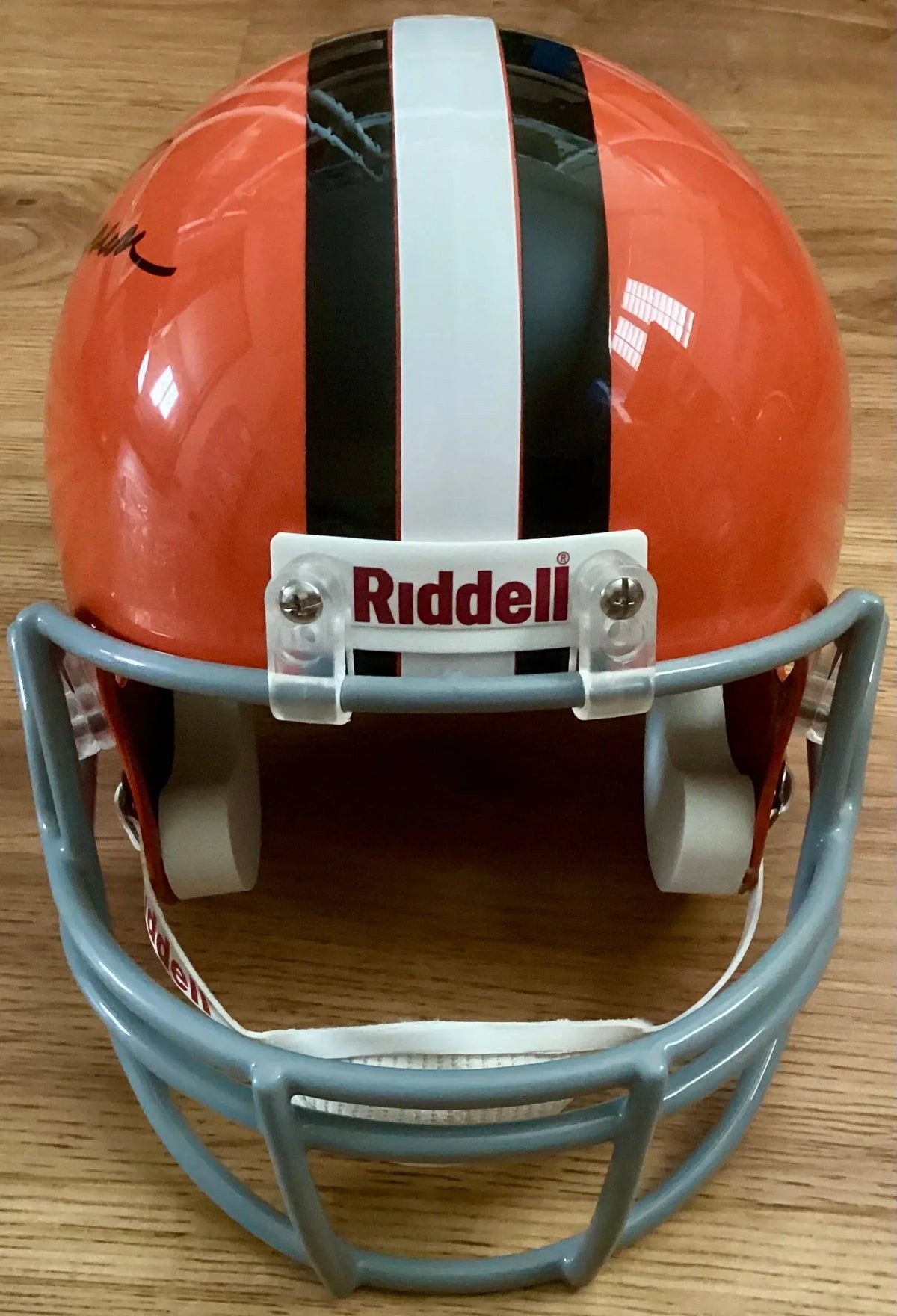 Jim Brown signed Cleveland Browns full size helmet w/ HOF 71 JSA - AutographsForSale.com
