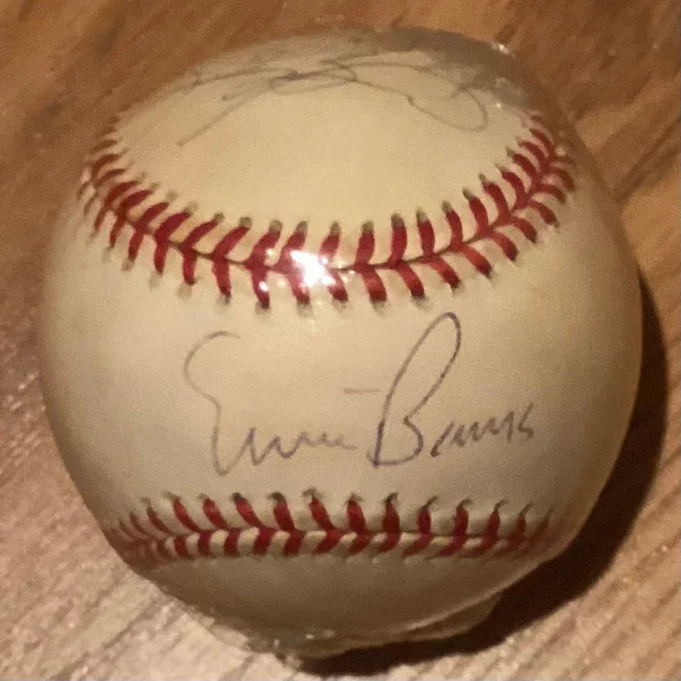 Sammy Sosa and Ernie Banks autographed National League baseball Chicago Cubs - AutographsForSale.com