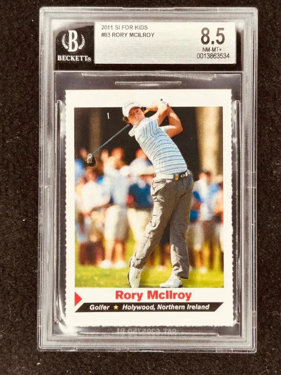 Rory McIlroy 2011 Sports Illustrated for Kids golf Rookie Card BGS Graded 8.5 - AutographsForSale.com