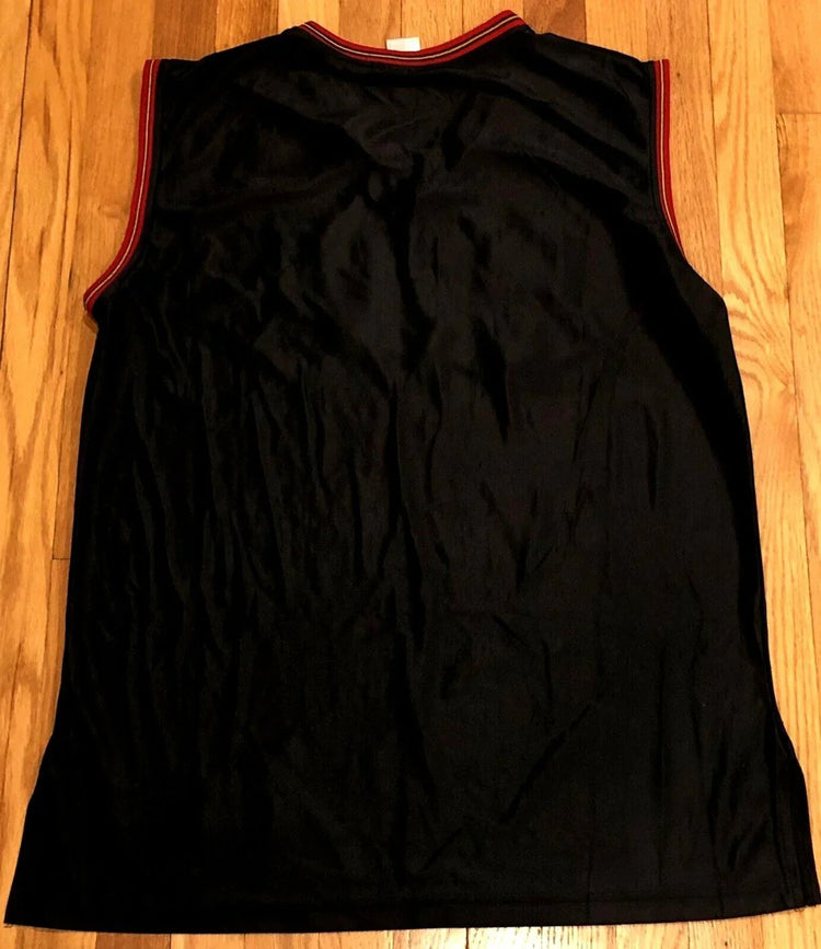 Philadelphia 76ers 2002 2003 2004 2005 authentic Reebok black blank jersey worn - AutographsForSale.com