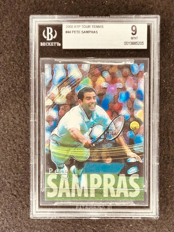 Pete Sampras 2000 ATP Tour tennis card BGS Graded 9 MINT - AutographsForSale.com