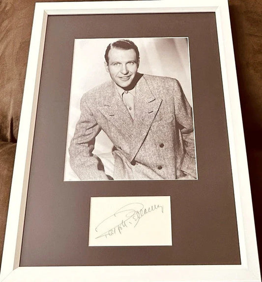Ralph Bellamy autograph framed 8x10 photo JSA Trading Places - AutographsForSale.com