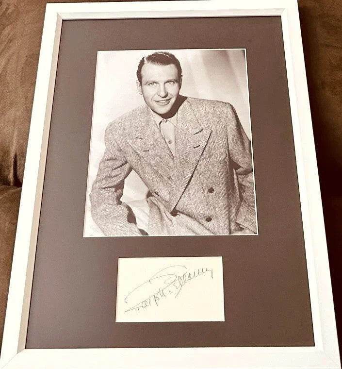Ralph Bellamy autograph framed 8x10 photo JSA Trading Places - AutographsForSale.com