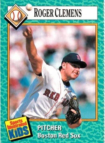 Roger Clemens Boston Red Sox 1989 SI for Kids card - AutographsForSale.com