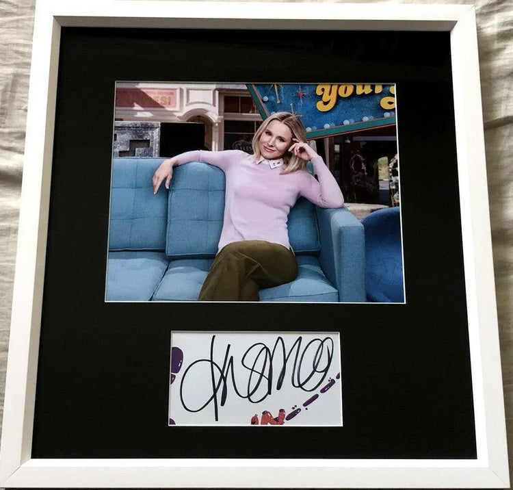 Kristen Bell autograph framed Good Place 8x10 photo JSA - AutographsForSale.com
