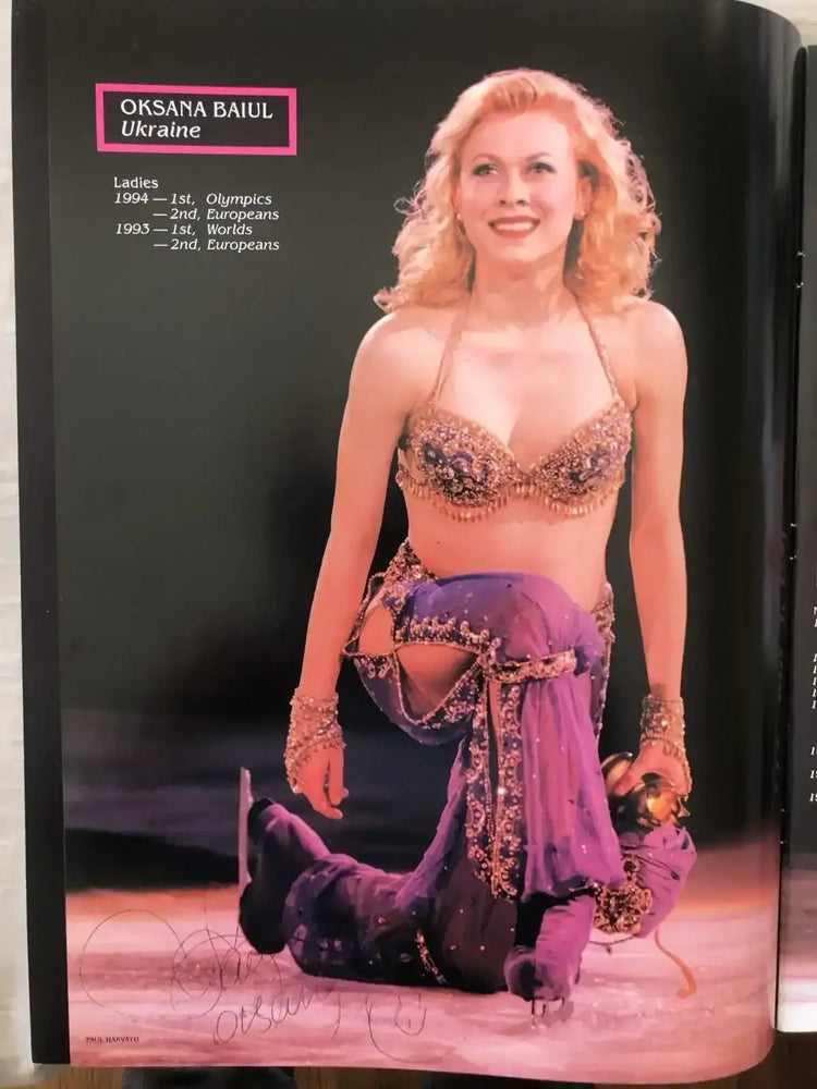 Oksana Baiul Michelle Kwan Todd Eldredge signed 1997 Tour of World ice skating Champions program - AutographsForSale.com