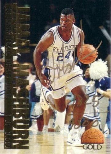 Jamal Mashburn Kentucky Wildcats certified signed 1993 Classic Gold card - AutographsForSale.com