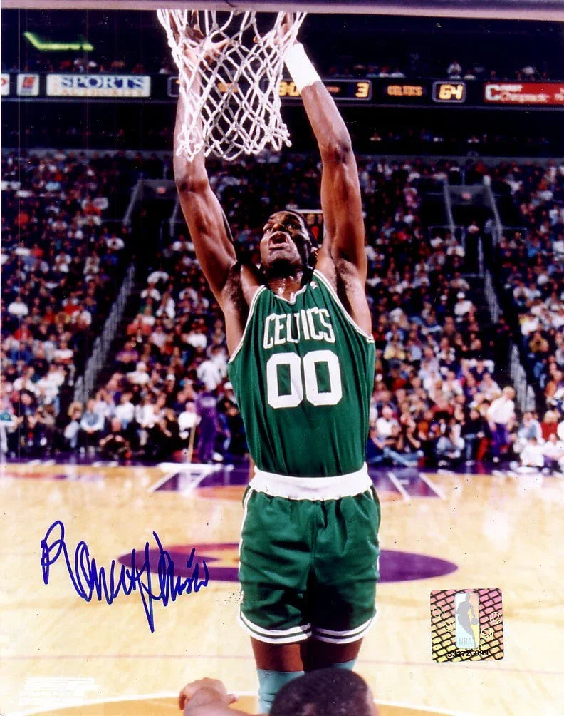 Robert Parish autographed Boston Celtics 8x10 photo - AutographsForSale.com