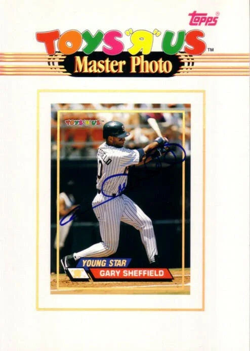 Gary Sheffield signed Padres 1993 Stadium Club Toys R Us Master Photo card - AutographsForSale.com