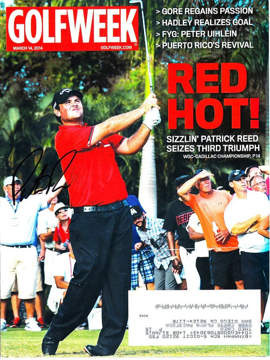 Patrick Reed autographed 2014 Golfweek magazine - AutographsForSale.com