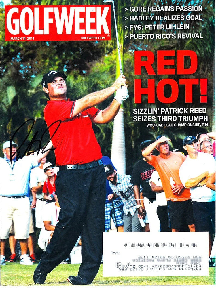 Patrick Reed autographed 2014 Golfweek magazine - AutographsForSale.com