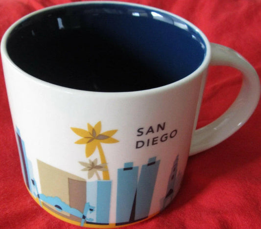 Starbucks 2013 You Are Here Collection San Diego 14 ounce collector coffee mug NEW - AutographsForSale.com