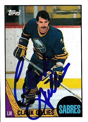 Clark Gillies autographed Buffalo Sabres 1989-90 Topps card - AutographsForSale.com