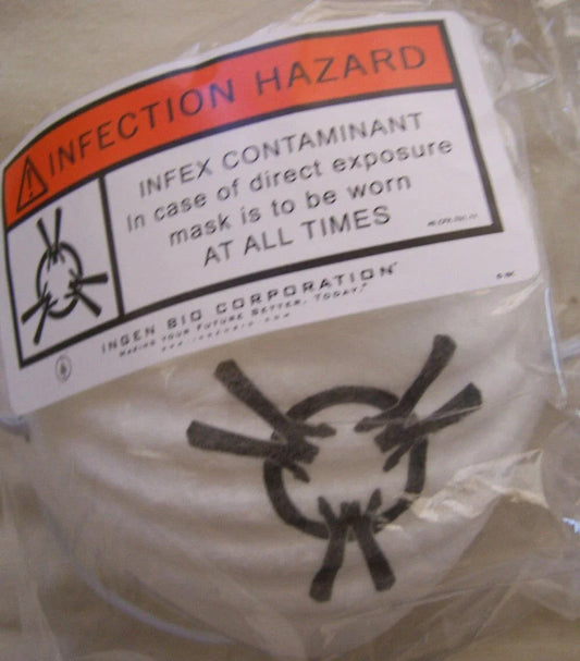 Infex 2011 Comic-Con Ingen Bio Corporation promo Mask New - AutographsForSale.com