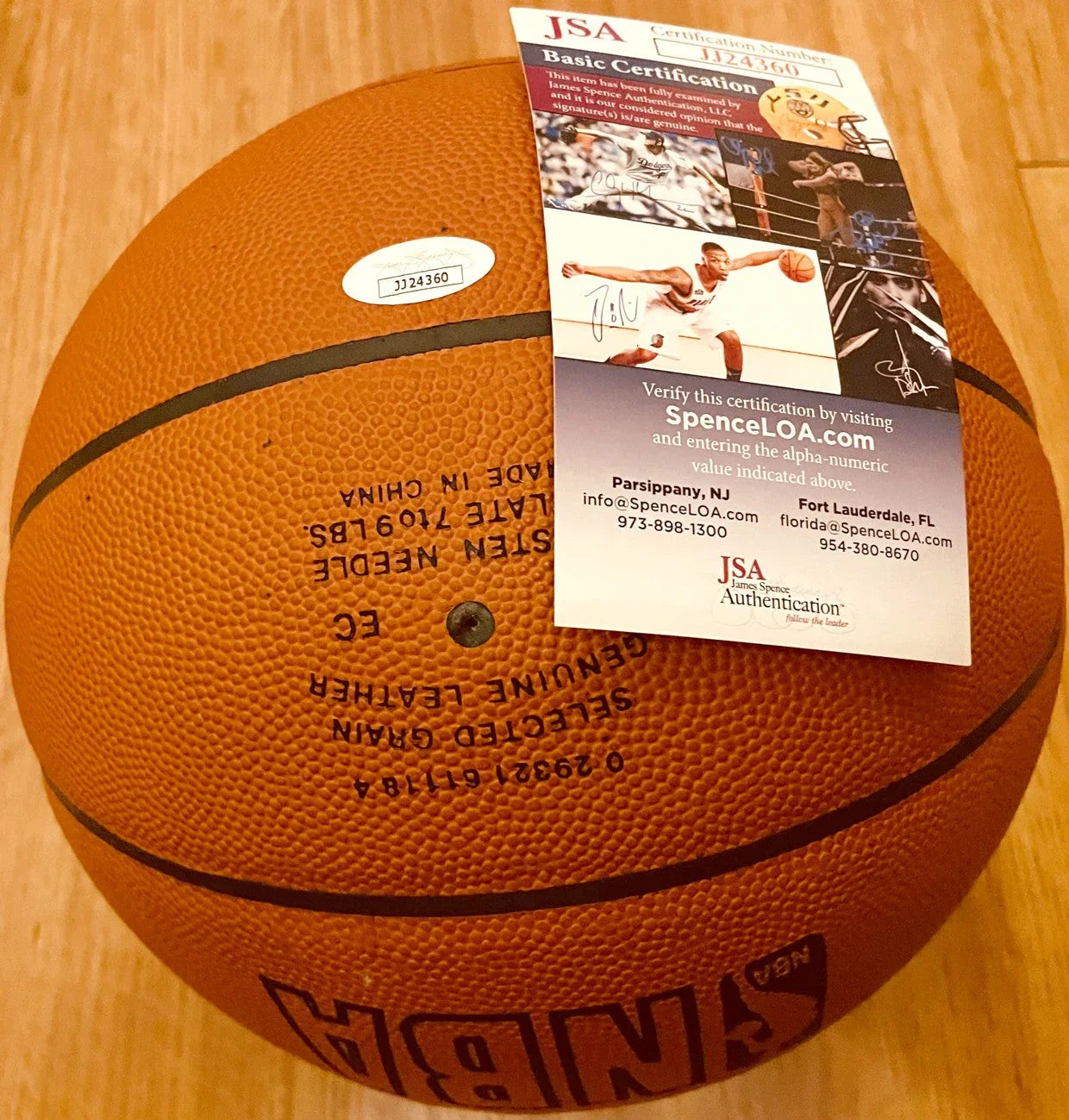 Shaquille O'Neal autographed Spalding NBA game basketball JSA Orlando Magic Lakers - AutographsForSale.com