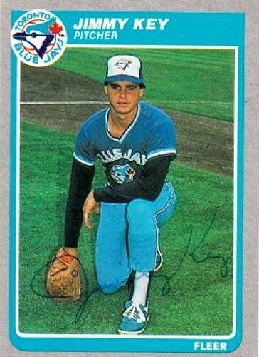 Jimmy Key signed Toronto Blue Jays 1985 Fleer Rookie Card - AutographsForSale.com