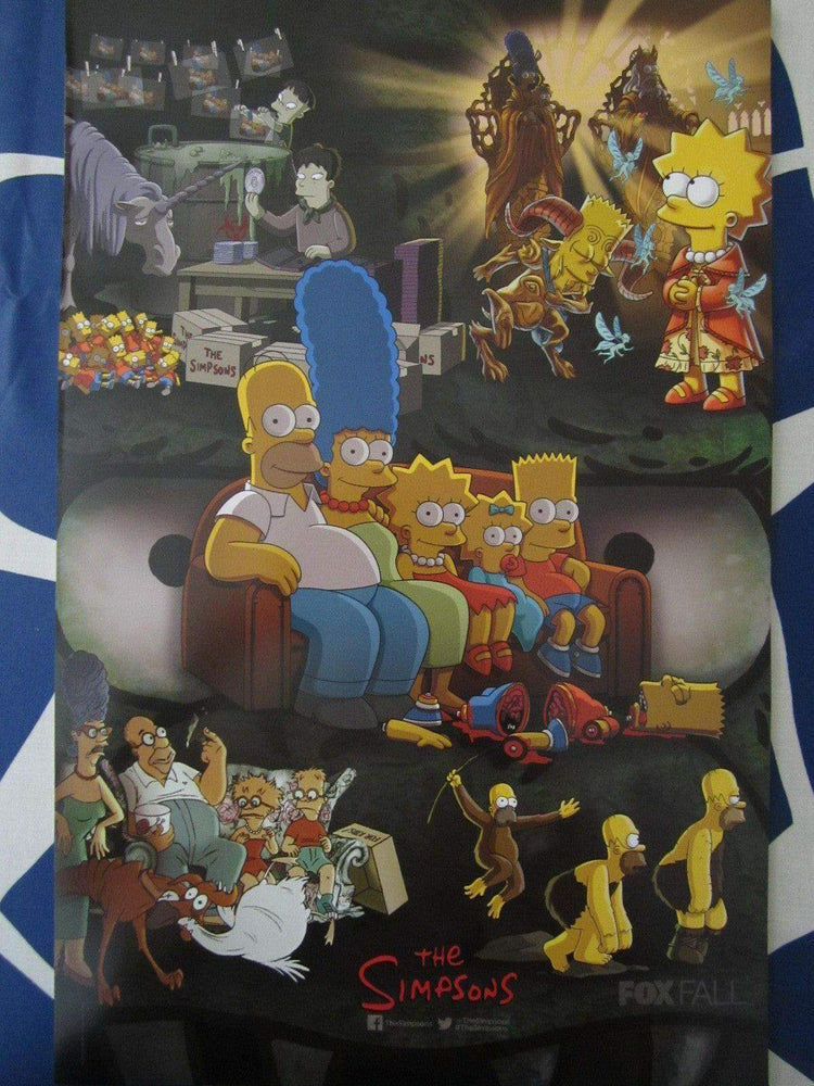 The Simpsons 2015 San Diego Comic-Con mini 11x17 Fox promo poster - AutographsForSale.com