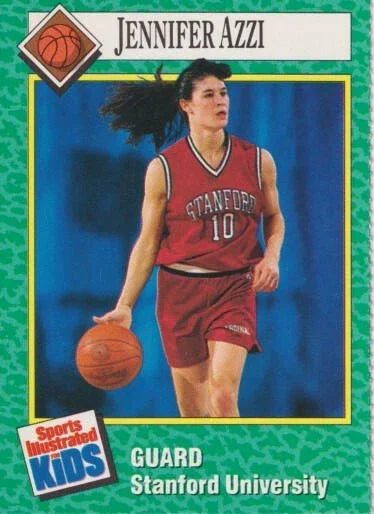 Jennifer Azzi Stanford 1990 SI for Kids RC 1992 & 1996 Classic cards - AutographsForSale.com