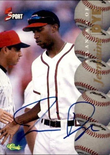 Jermaine Dye certified autograph 1995 Classic 5-Sport card - AutographsForSale.com