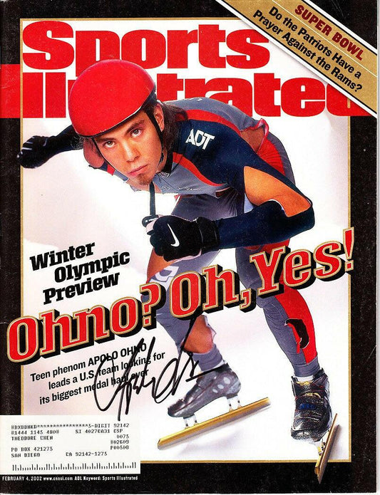 Apolo Anton Ohno signed 2002 Winter Olympics Preview Sports Illustrated - AutographsForSale.com