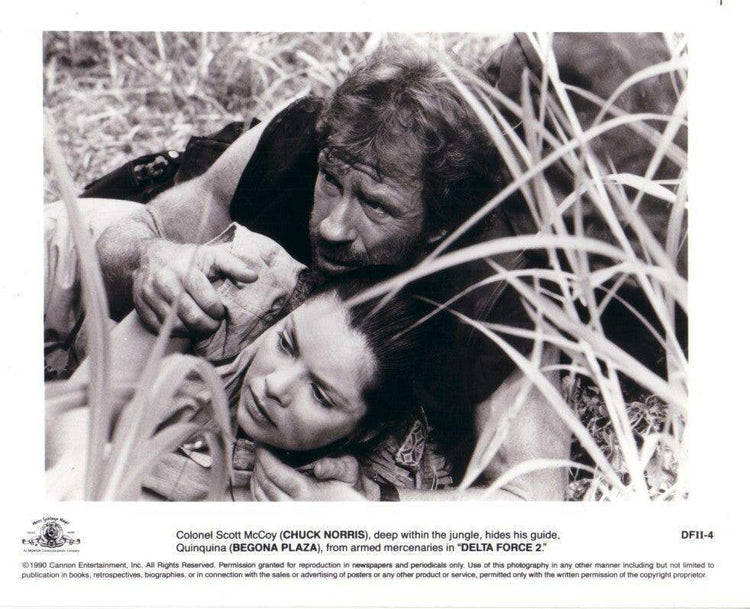 Chuck Norris Delta Force 2 movie 8x10 publicity photo - AutographsForSale.com