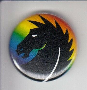 Dark Horse Comics Rainbow logo 2014 Comic-Con Button or Pin - AutographsForSale.com