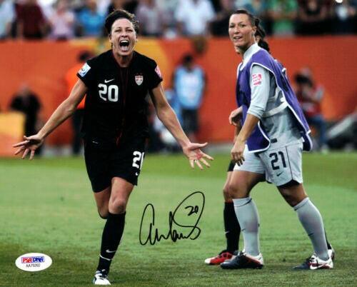 Abby Wambach autographed US Soccer 8x10 photo PSA/DNA USWNT - AutographsForSale.com