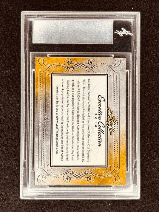 Patrick Roy 2016 Leaf Masterpiece Cut Signature certified signed card 1/1 JSA Canadiens Avalanche - AutographsForSale.com