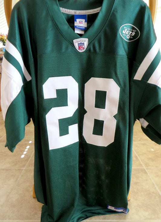 Curtis Martin New York Jets Reebok GAME MODEL stitched green jersey NEW - AutographsForSale.com