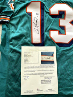 Dan Marino signed Dolphins 1997 1998 Starter aqua game model jersey JSA - AutographsForSale.com