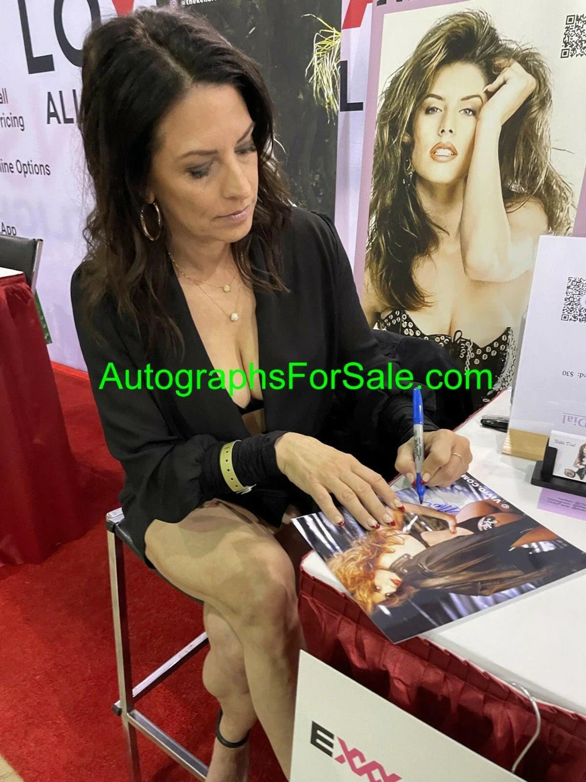 Nikki Dial autographed Vivid 8x10 sexy black bikini photo - AutographsForSale.com