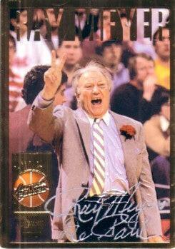 Ray Meyer certified signed DePaul 1994 Action Packed Hall of Fame card - AutographsForSale.com