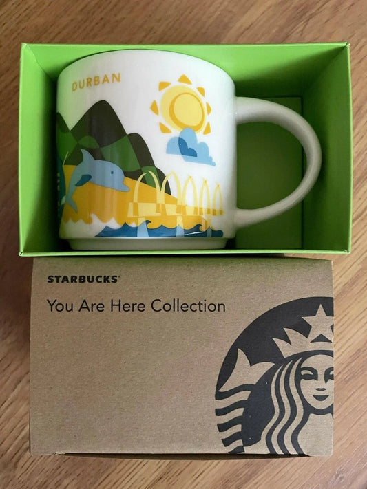Starbucks 2013 You Are Here Collection Durban 14 ounce collector coffee mug NEW - AutographsForSale.com