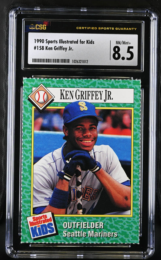 Ken Griffey Jr Mariners 1990 SI for Kids card CSG 8.5 - AutographsForSale.com