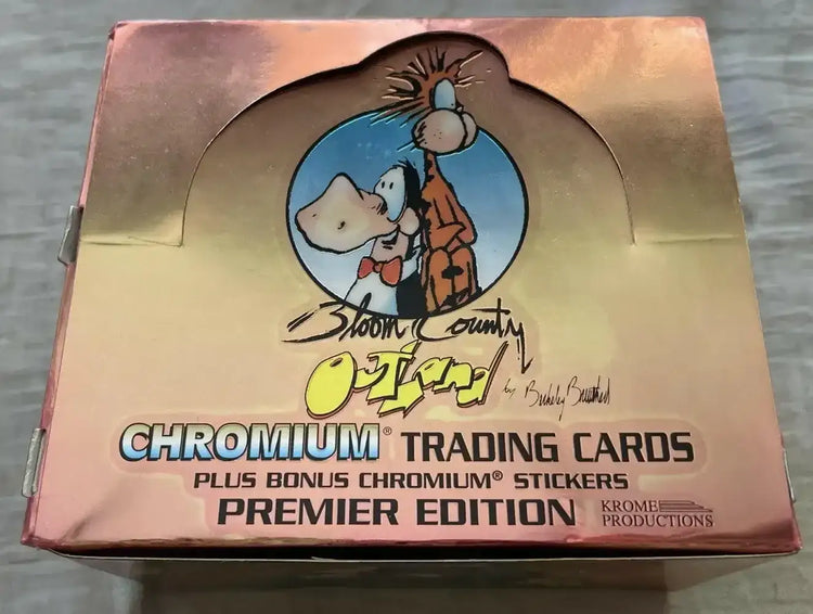 Bloom County Outland 1995 Chromium partial Trading card set 42 Different And Empty Box - AutographsForSale.com