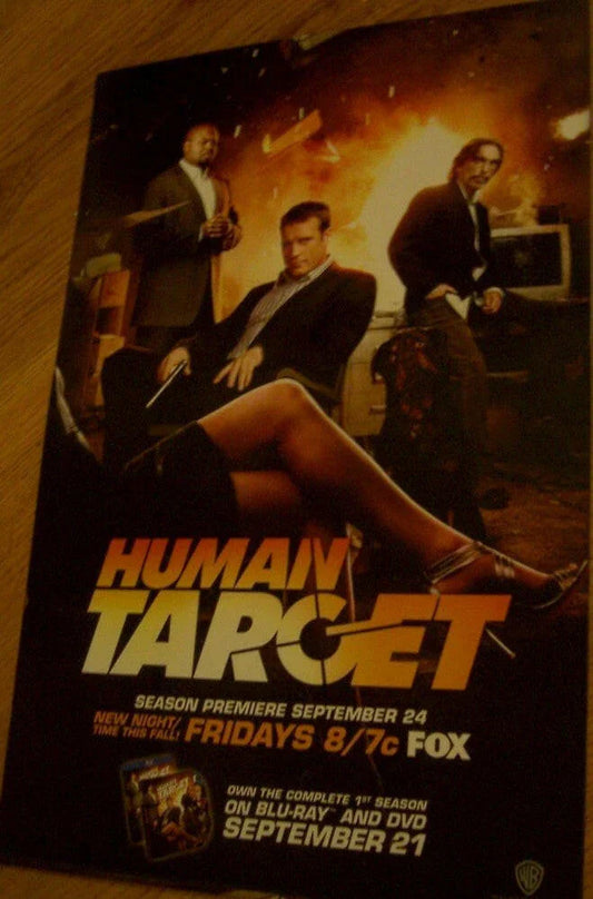 Human Target 2010 Comic-Con promo poster - AutographsForSale.com
