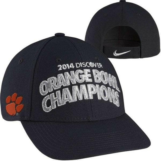 Clemson Tigers 2014 Orange Bowl Champions Nike locker room cap or hat NEW - AutographsForSale.com