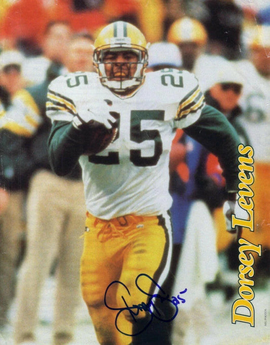 Dorsey Levens signed Green Bay Packers 8x10 magazine photo - AutographsForSale.com