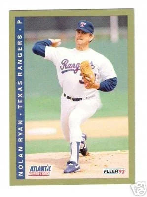 Nolan Ryan Texas Rangers 1993 Fleer Atlantic card #20 - AutographsForSale.com