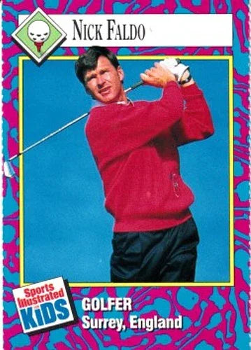 Nick Faldo 1993 Sports Illustrated for Kids golf card - AutographsForSale.com