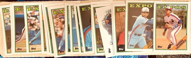 20 1988 Topps Expos team Sets Andres Galarraga Tim Raines - AutographsForSale.com