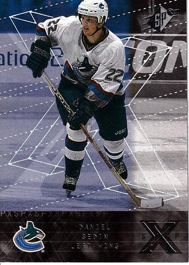 Daniel Sedin Vancouver Canucks 2000-01 SPx card - AutographsForSale.com
