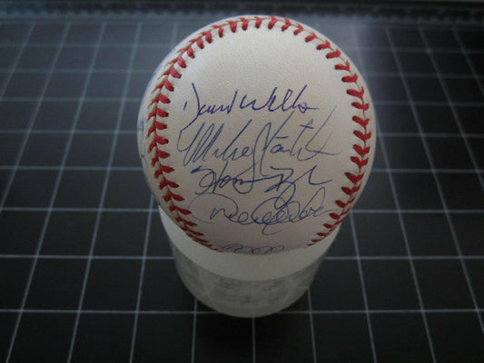 1998 Yankees team signed World Series baseball Derek Jeter Mariano Rivera STEINER - AutographsForSale.com