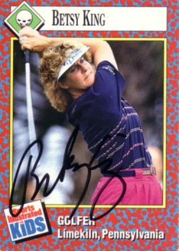 Betsy King signed 1991 SI for Kids LPGA golf Rookie Card - AutographsForSale.com